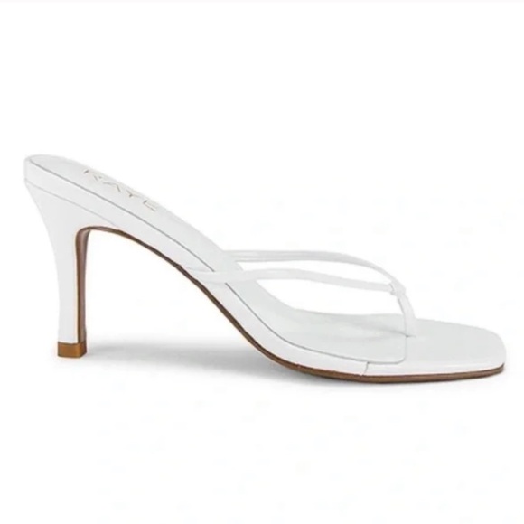 RAYE Shoes - Revolve Raye Corso Heels Mules in White Size 7
